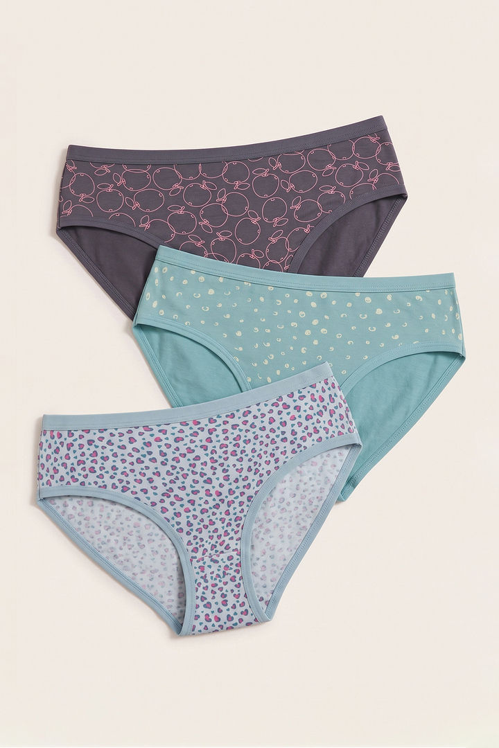 Zivame Low Rise Full Coverage Bikini Panty (Pack of 3) - Multicolor — image 14